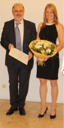 Frau Dr. med. vet. Henrike Jäger mit Herrn Prof. Dr. Dr. Manfred Gareis